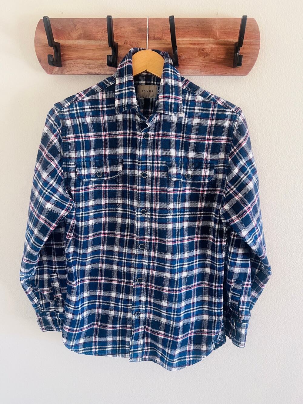 JACHS NY Brawny Layer Men’s Heavyweight Cotton Flannel Shirt
